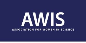 AWIS logo with white text and dark blue background