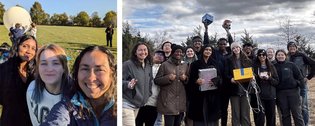 Balloon event I and Ballon event II: Drexel’s high-altitude balloon team, led by Dr. Christina Love, launched payloads over 100,000 feet into the stratosphere to study cosmic rays.