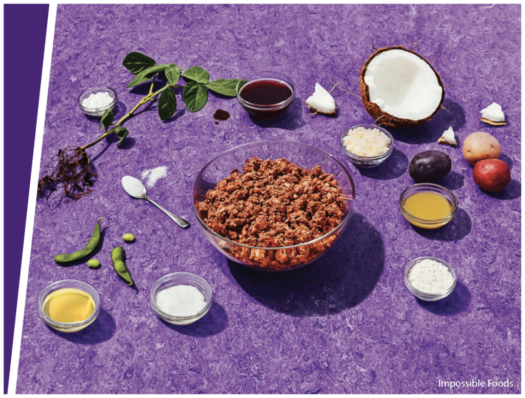 AWIS Summer 2021 Magazine - LIVEKINDLY Article Impossible Foods Image