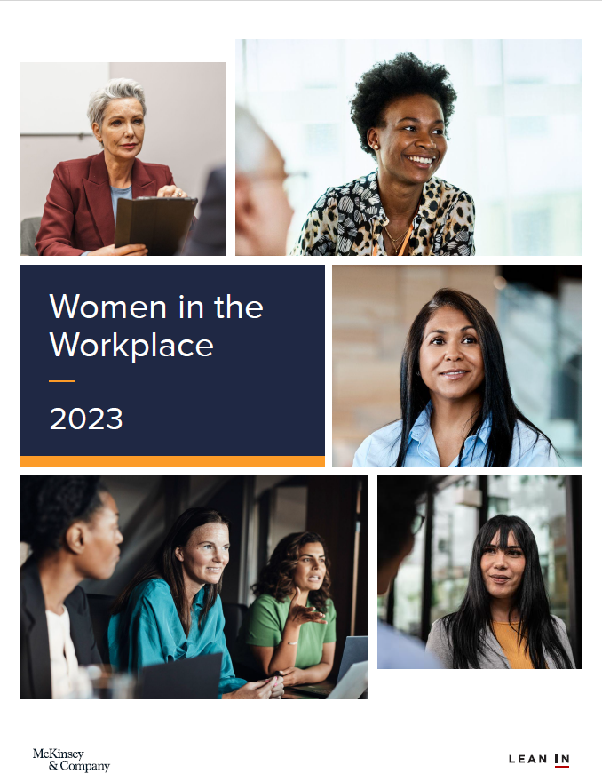Women in The Workplace-2023 report cover