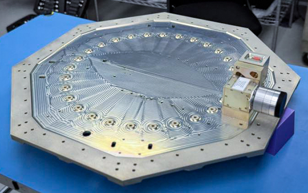 The base plate of LizzieSat.