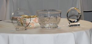 AWIS awards on table