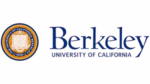 The image shows the University of California, Berkeley logo with the university seal on the left and the words Berkeley University of California in blue text on the right.