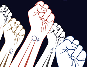 gender empowerment fists