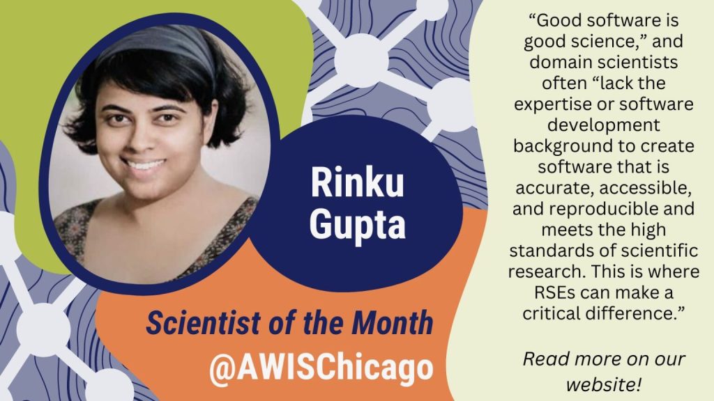AWIS Chicago Scientist of the Month Rinku Gupta